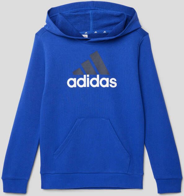 Adidas Sportswear hoodie blauw Sweater Logo 140