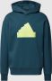 Adidas Blauwe hoodie met modern design Blauw Heren - Thumbnail 1