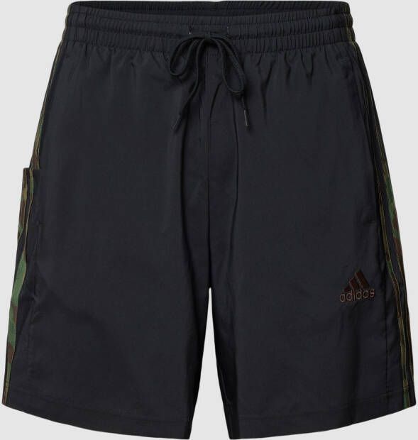 Adidas aeroready essentials chelsea 3-stripes korte broek zwart heren