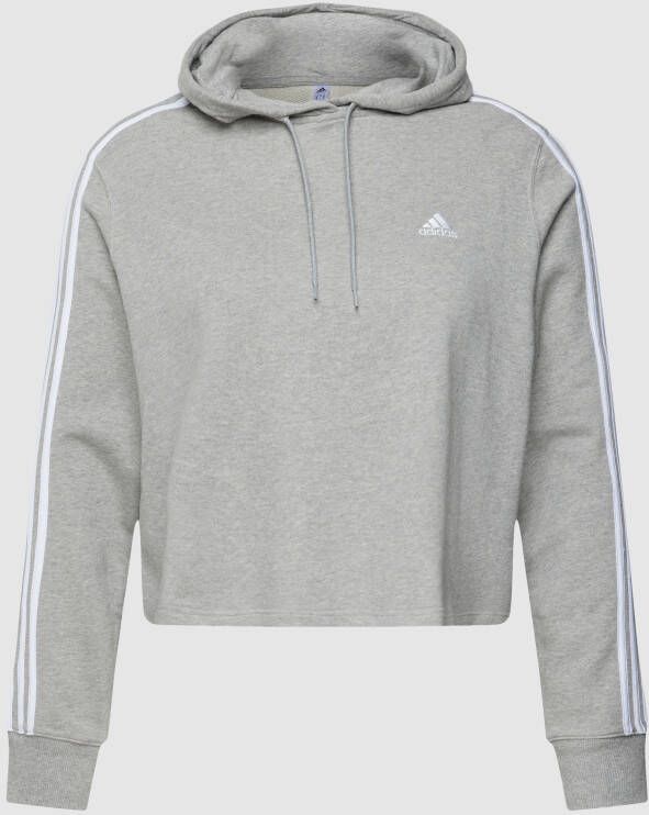 Adidas Sportswear Plus SIZE korte hoodie met labeldetail
