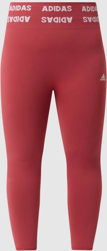 Adidas Sportswear Plus SIZE sportlegging met logodetails model 'Aeroknit'
