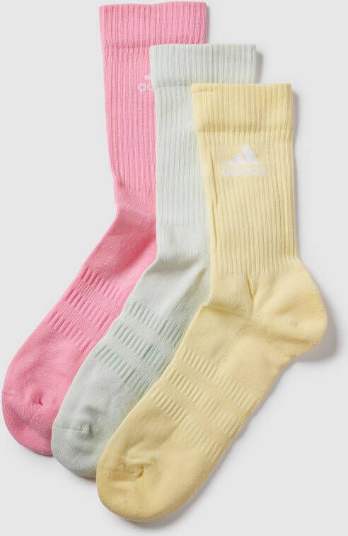 ADIDAS SPORTSWEAR Sokken met labeldetail in een set van 3 paar