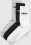 Adidas Sportswear Cushion Linear Crew Sokken (3 Pack) Lang Kleding medium grey heather white black maat: 43-45 beschikbare maaten:37-39 40-42 43 - Thumbnail 1