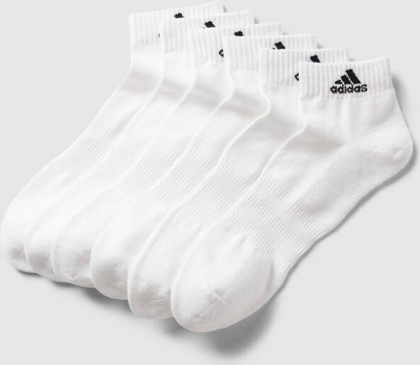 Adidas Originals Cushioned Sportswear Ankle Unisex Socken (6 Pack) Middellang Kleding white black maat: 39-42 beschikbare maaten:35-38 39-42 43