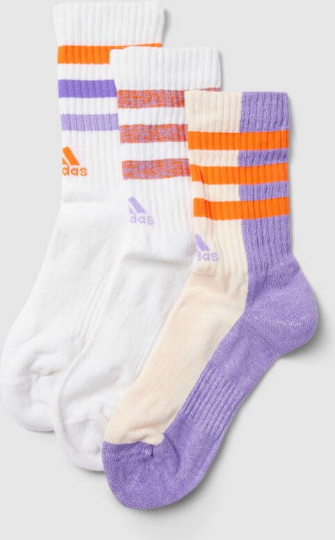 ADIDAS SPORTSWEAR Sokken met labeldetails in een set van 3 paar