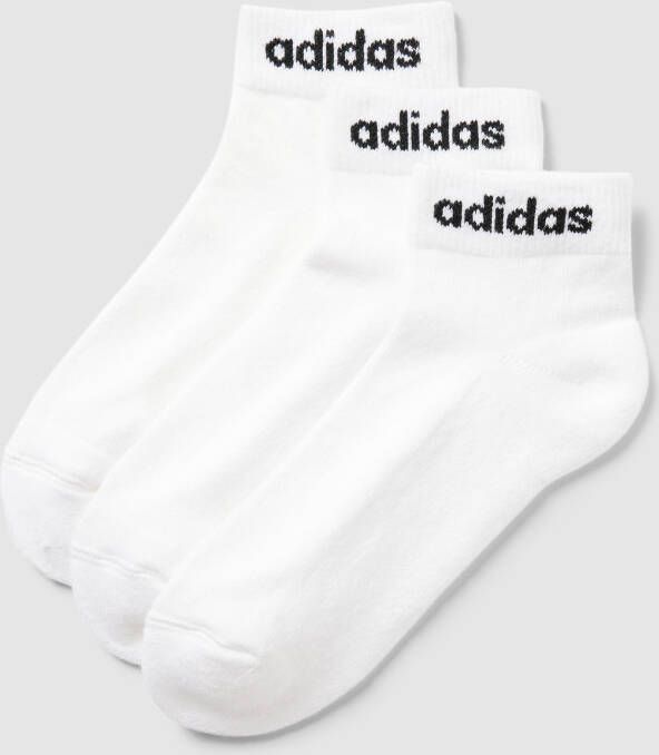Adidas Sportswear Cushion Linear Crew Sokken (3 Pack) Middellang white black maat: 40-42 beschikbare maaten:40-42 43-45