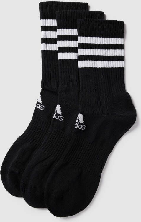 Adidas Performance Functionele sokken 3-STRIPES CUSHIONED CREW SOKKEN 3 PAAR