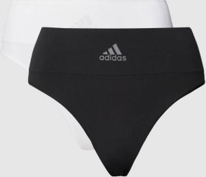 ADIDAS SPORTSWEAR String met labelprint in een set van 2 stuks