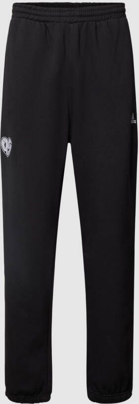 Adidas Essentials Fleece 3-Stripes Tapered Cuff Sweatpants Black Heren