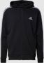 Adidas Sportswear Capuchonsweatvest ESSENTIALS 3-STRIPES CAPUCHONJACK comfortabel materiaal van katoenmix (1-delig) - Thumbnail 3