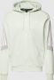Adidas future icons 3 stripes full zip trui groen heren - Thumbnail 1