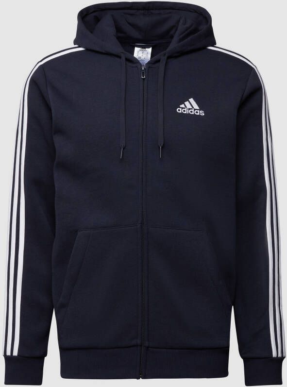 Adidas Sportswear Sweatvest Essentials fleece 3STREPEN capuchonjack (1-delig)
