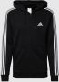 Adidas Sportswear Capuchonsweatvest ESSENTIALS 3-STRIPES CAPUCHONJACK comfortabel materiaal van katoenmix (1-delig) - Thumbnail 1