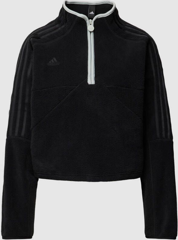 Adidas Sportswear Tiro Fleece Sweatshirt met Halflange Rits