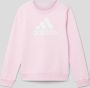 Adidas Sportswear sweater lichtroze Meisjes Katoen Ronde hals Logo 164 - Thumbnail 1