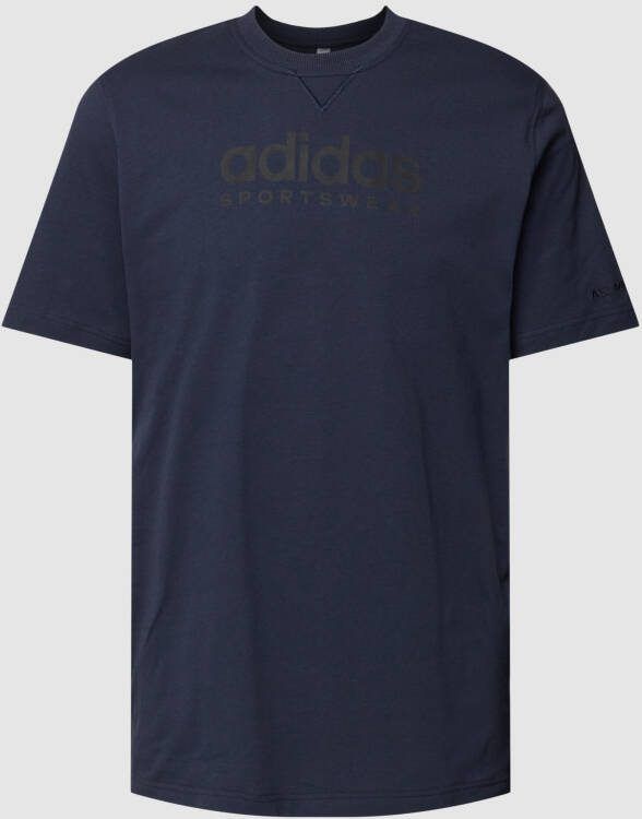 ADIDAS SPORTSWEAR T-shirt met geribde ronde hals