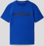 Adidas Sportswear T-shirt blauw Jongens Meisjes Katoen Ronde hals Logo 164 - Thumbnail 1