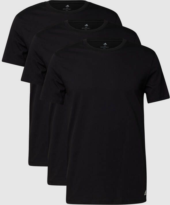 Adidas Sportswear T-shirt Pure Cotton met een ronde hals (Set van 3)