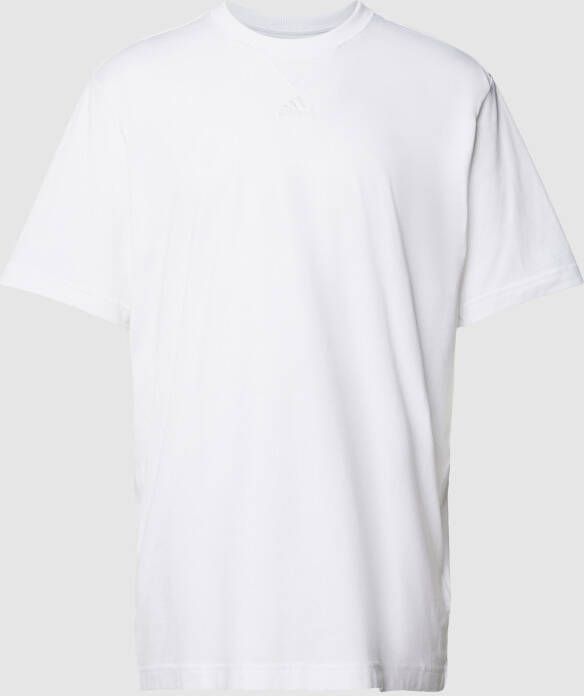 ADIDAS SPORTSWEAR T-shirt met ronde hals en labelstitching