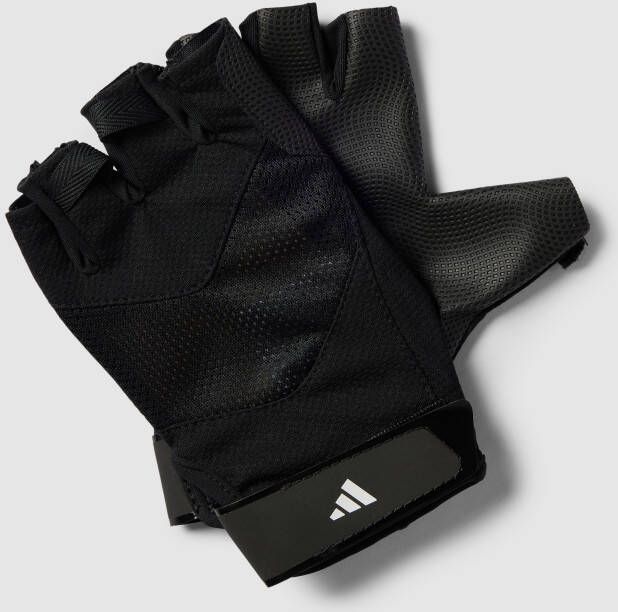ADIDAS SPORTSWEAR Vingerloze handschoenen met labeldetail model 'TRAINING'