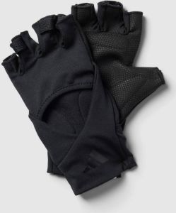 ADIDAS SPORTSWEAR Vingerloze handschoenen met labeldetail model 'TRAINING GLOVEW'