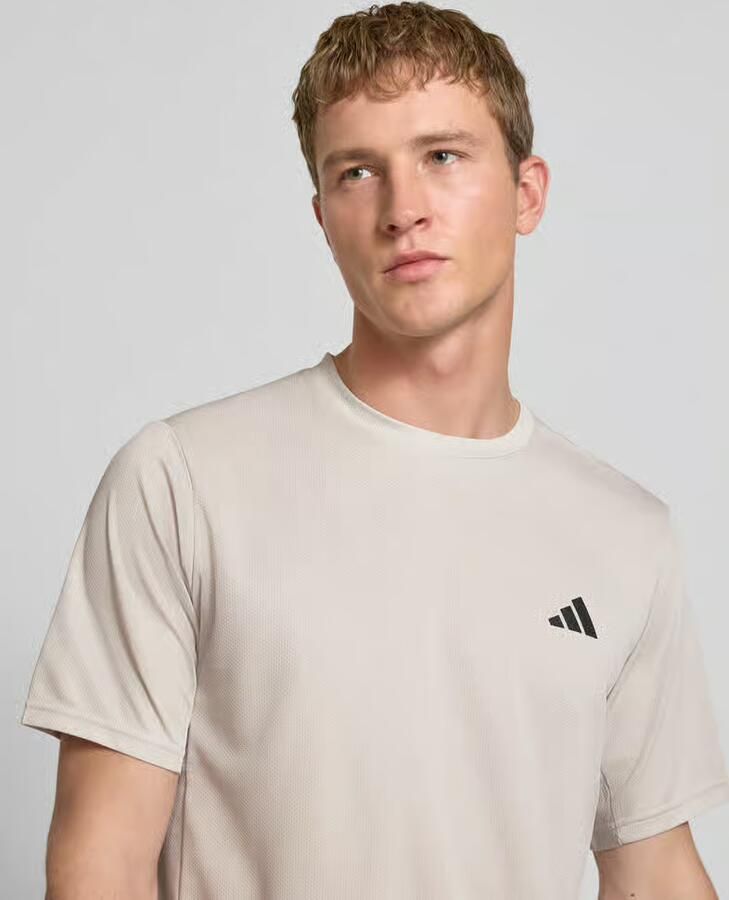Adidas Training Functioneel shirt met logo en ronde hals