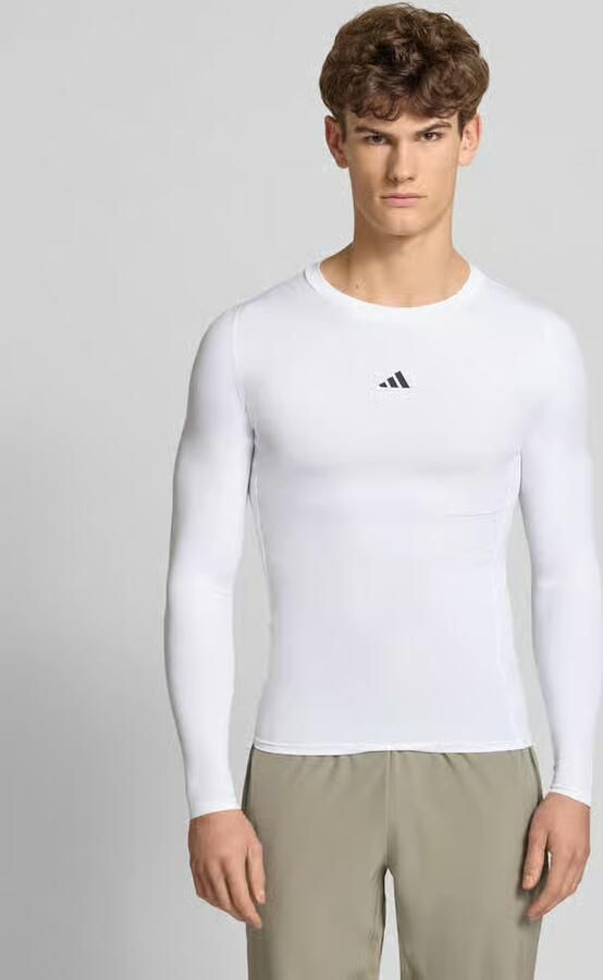 Adidas Training Shirt met lange mouwen en labelprint - Foto 4