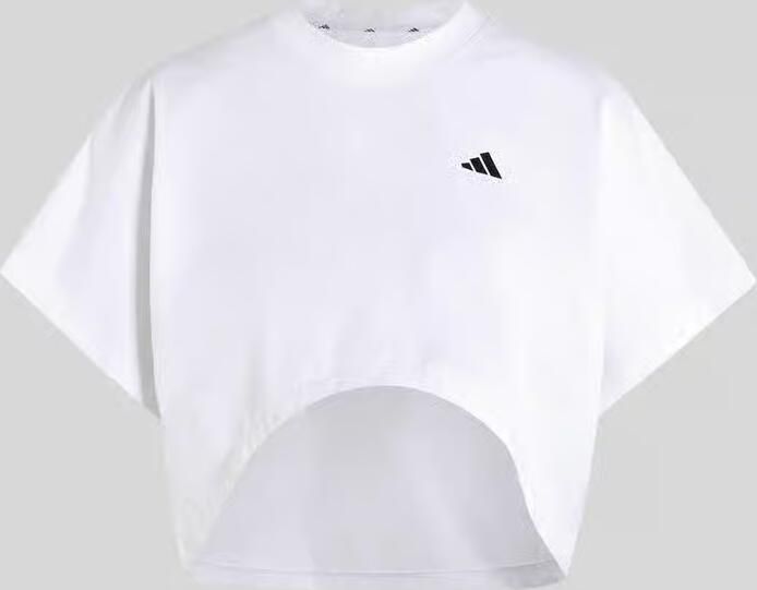 Adidas Training Loose fit sport-t-shirt van katoenmix model 'PrimeLift' - Foto 4