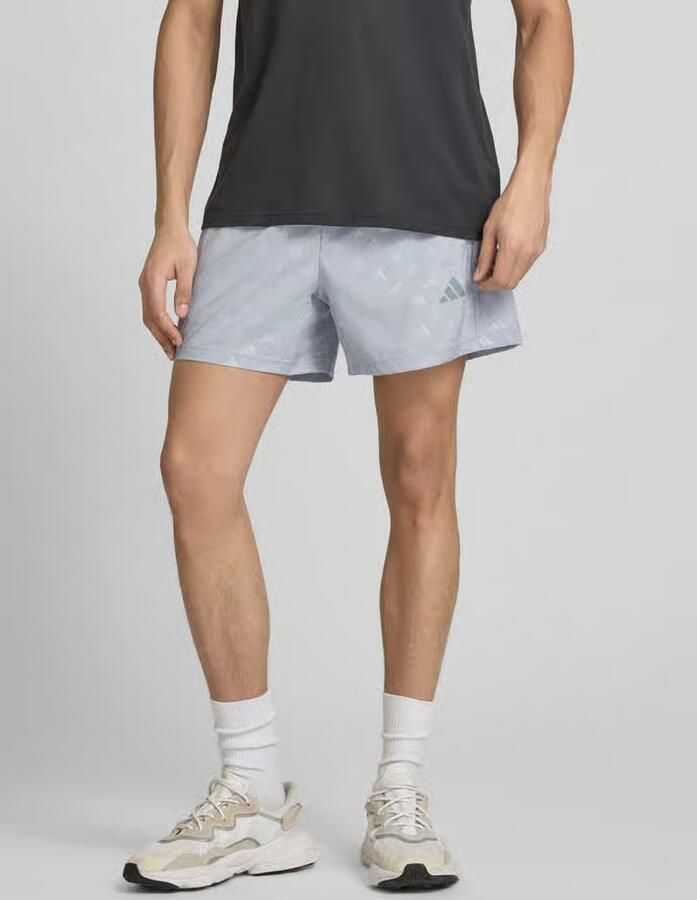 Adidas Training regular fit short met all-over logomotief model 'WE BRLO SHO' - Foto 3