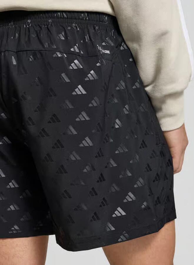 Adidas Training Regular fit sport-Short met All-over motief - Foto 2