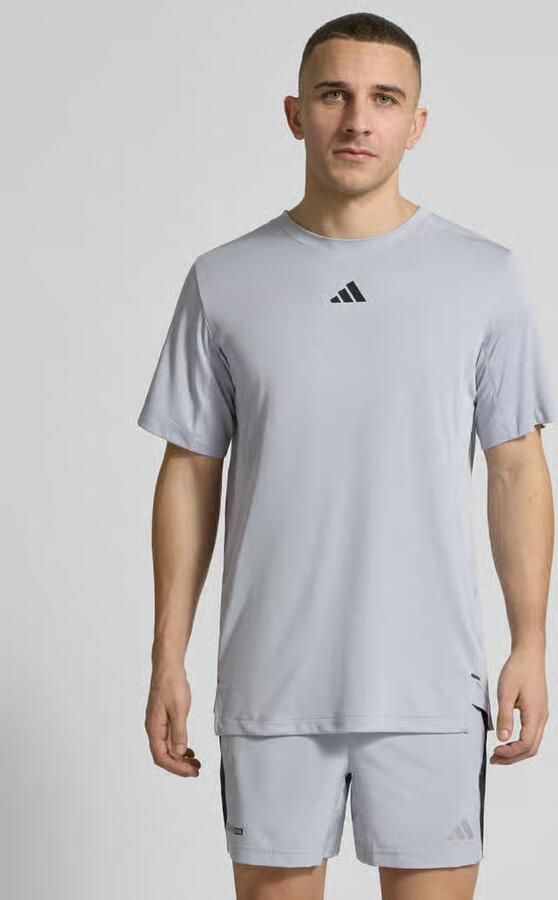 Adidas Training Regular fit sport T-shirt met labelprint - Foto 3