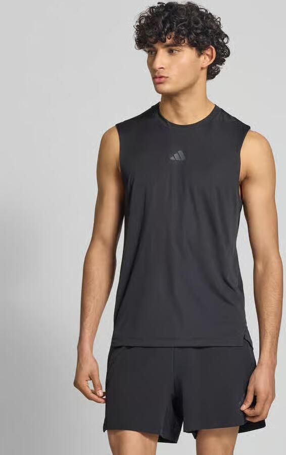 Adidas Training Regular fit Sport Tank Top met Labelprint - Foto 5