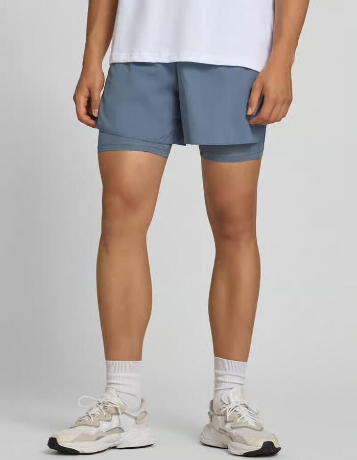 Adidas Training Regular fit sportshorts met logoprint model 'ADI365 2i1 M' - Foto 3