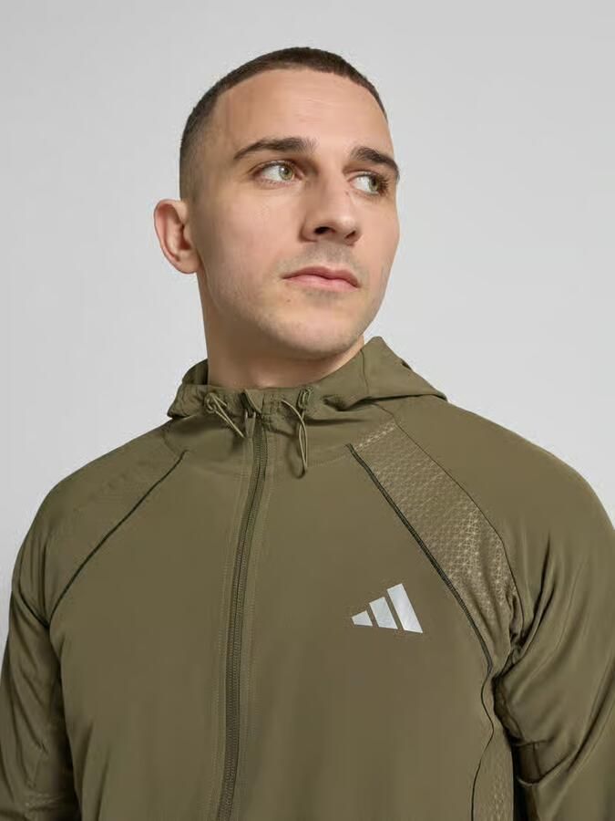 Adidas Training Regular fit trainingsjack met Capuchon