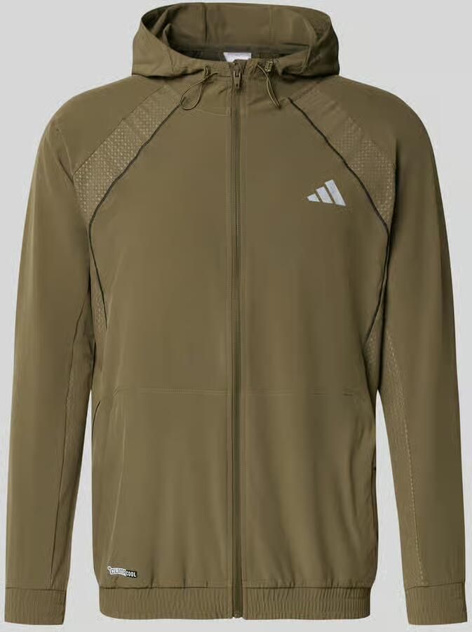 Adidas Training Regular fit trainingsjack met Capuchon - Foto 2