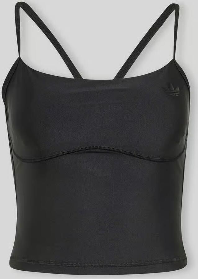 Adidas Training skinny fit sport-top met logodetail