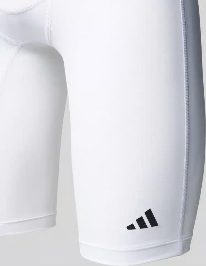 Adidas Training Slim fit basic korte broek met logoprint - Foto 2