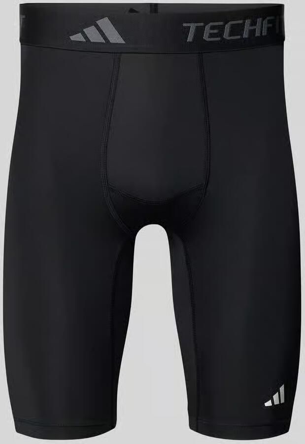 Adidas Training Slim fit korte broek met logoprint model 'Base' - Foto 13