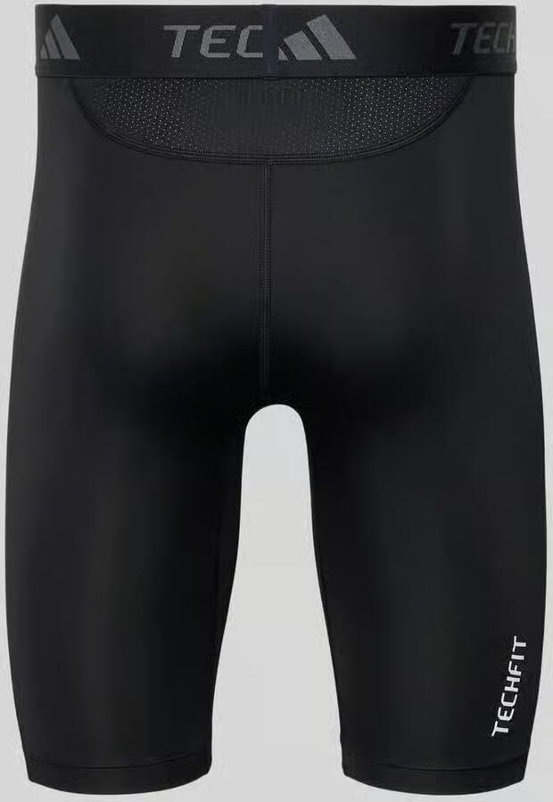 Adidas Training Slim fit korte broek met logoprint model 'Base' - Foto 8