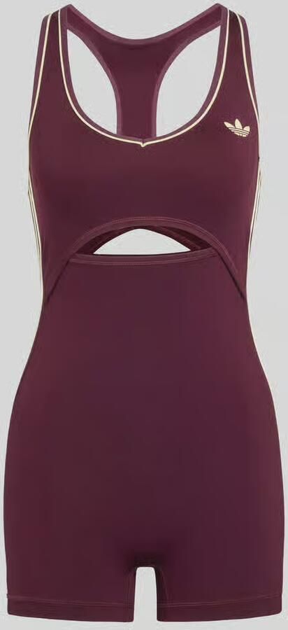 Adidas Training Slim fit sport-jumpsuit met contraststrepen - Foto 7