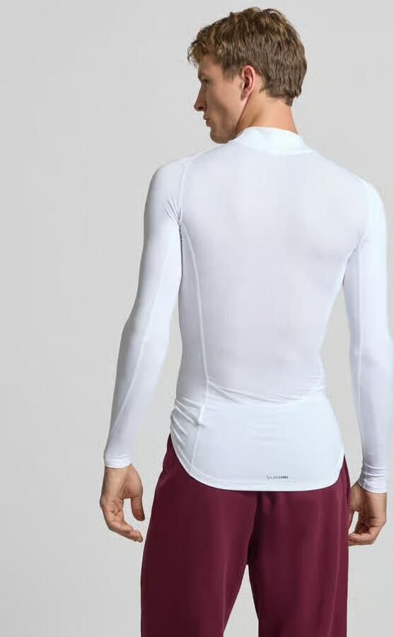 Adidas Training Slim fit sportshirt met lange mouwen met logoprint