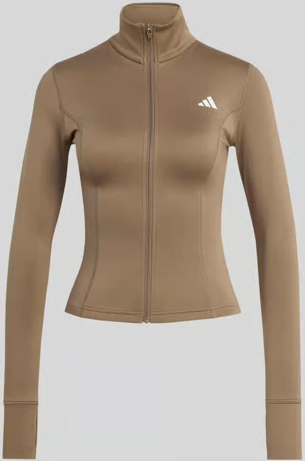 Adidas Training slim fit trainingsjack met logoprint