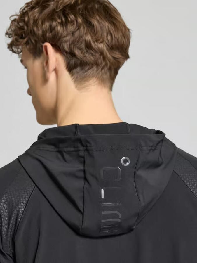 Adidas Training Sweatjack met logoprint en capuchon
