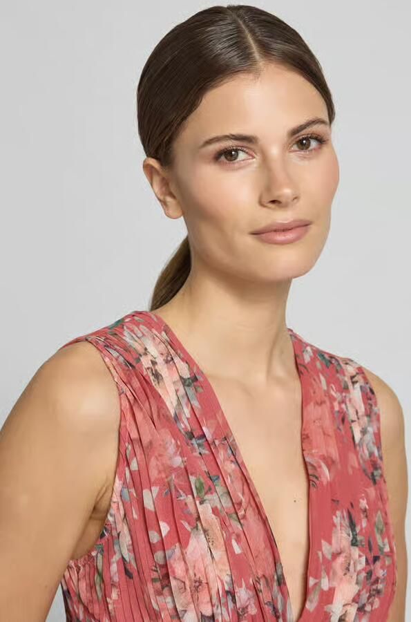 ADLYSH regular fit maxijurk met allover bloemenprint - Foto 2