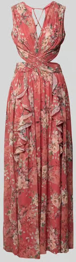 ADLYSH regular fit maxijurk met allover bloemenprint - Foto 3