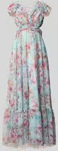 ADLYSH regular fit maxijurk met allover bloemenprint - Foto 1