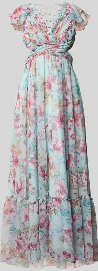 ADLYSH regular fit maxijurk met allover bloemenprint - Foto 2