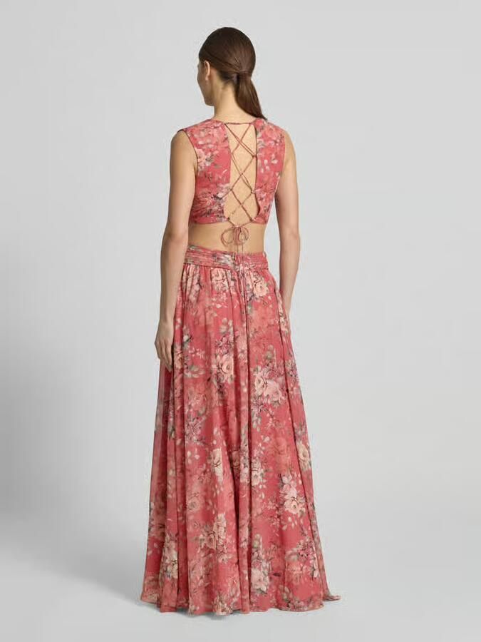 ADLYSH regular fit maxijurk met allover bloemenprint - Foto 3