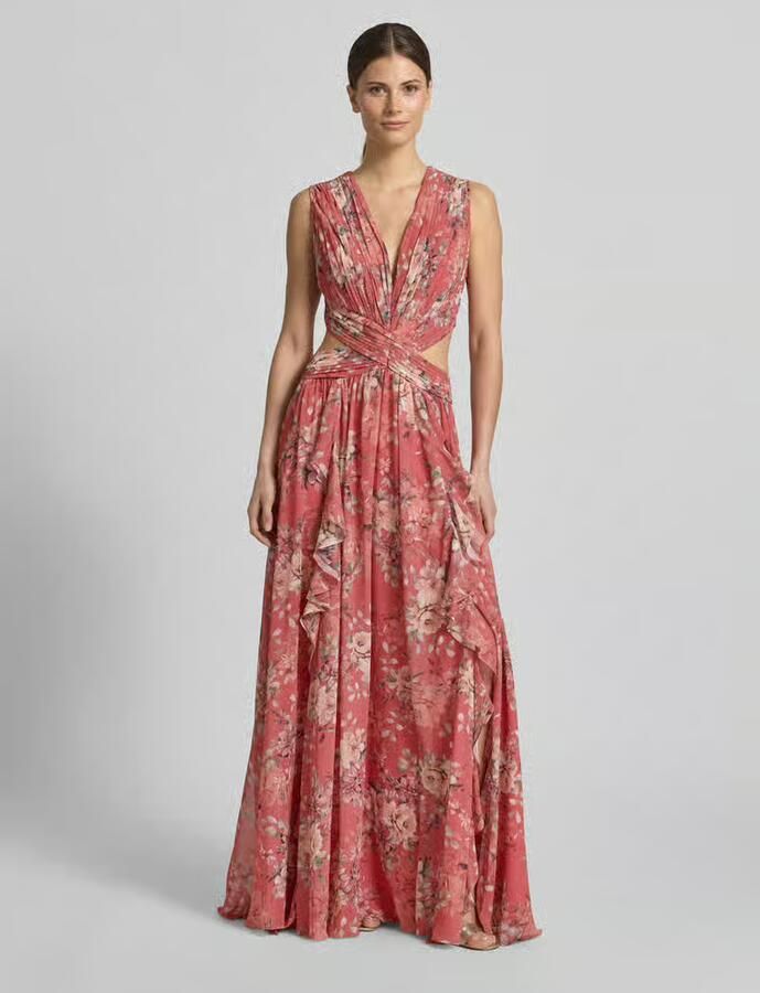 ADLYSH regular fit maxijurk met allover bloemenprint - Foto 2