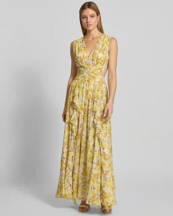 ADLYSH regular fit maxijurk met allover bloemenprint - Foto 3